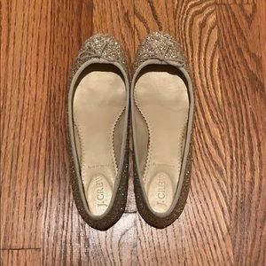 J. Crew Sparkle Flats